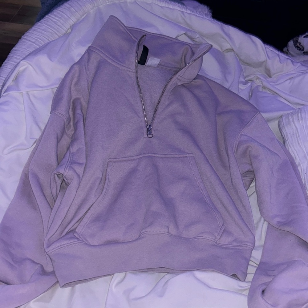croped jacket. Not too short though